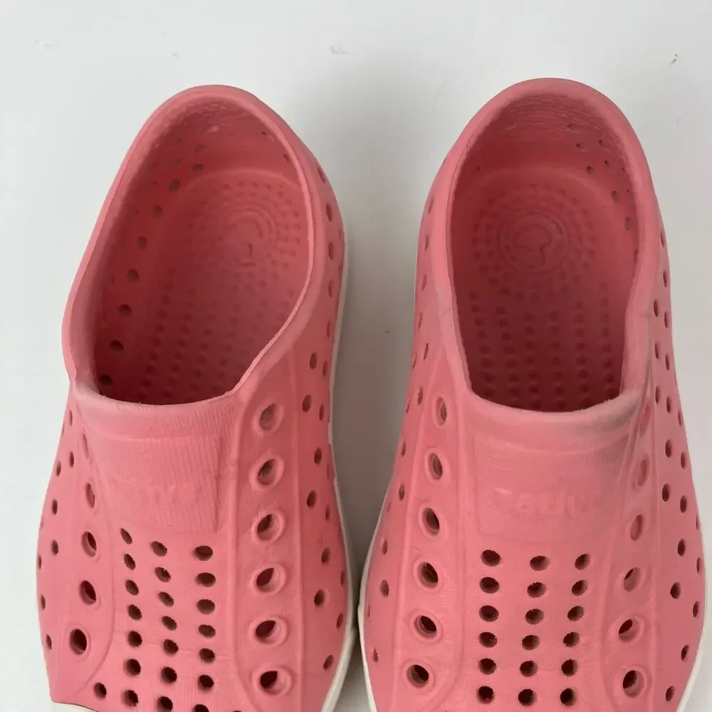 Native Kids Sz C7 Toddler Jefferson Water Shoes Rubber Sneakers Hollywood Pink